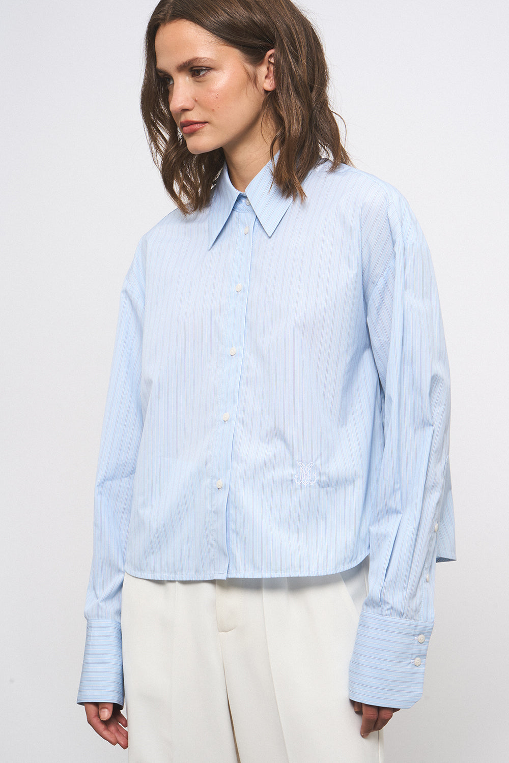 Chemise Esprit 4XL - Bleu Et Blanc à Rayures Fines, Coton, Neuve Avec étiquettes