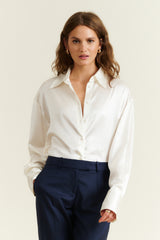 DMN PARIS - CHEMISIER BILLIE ECRU