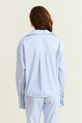 DMN PARIS - CHEMISIER BILLIE POPELINE RAYURE