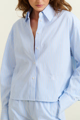 DMN PARIS - CHEMISIER BILLIE POPELINE RAYURE