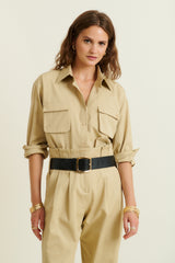 DMN PARIS - CHEMISIER ROME BEIGE