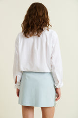 DMN PARIS - JUPE SALOME CIEL