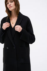 MANTEAU WENDY MARINE NOIR