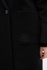 MANTEAU WENDY MARINE NOIR