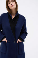 MANTEAU WENDY MARINE NOIR