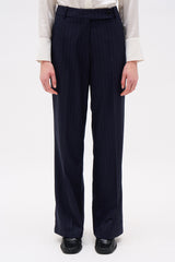 PANTALON LAURE RAYURE MARINE