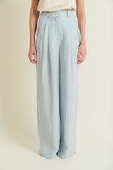 DMN PARIS - PANTALON ALEXANDRE BLEU PERLE