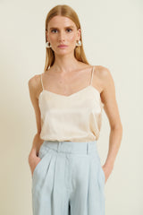 DMN PARIS - PANTALON ALEXANDRE BLEU PERLE