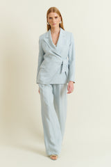 DMN PARIS - PANTALON ALEXANDRE BLEU PERLE