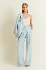 DMN PARIS - PANTALON ALEXANDRE BLEU PERLE