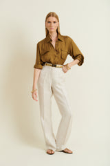 DMN PARIS - PANTALON LAURE BEIGE