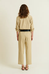 DMN PARIS - PANTALON LETIZIA BEIGE