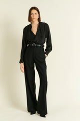 BLACK LINO PANTS