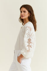 DMN PARIS - TOP LILIANE BLANC