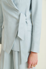 DMN PARIS - VESTE CINDY BLEU PERLE