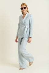 DMN PARIS - VESTE CINDY BLEU PERLE