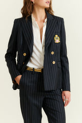 DMN PARIS - VESTE VALENCIANE RAYURE MARINE