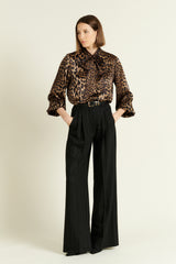 PANTALON ALEXANDRE RAYURES CAMEL