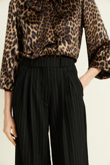 PANTALON ALEXANDRE RAYURES CAMEL
