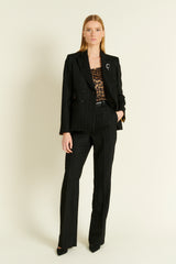 VESTE VALENCIANE RAYURE CAMEL