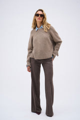 ANNE TAUPE SWEATER