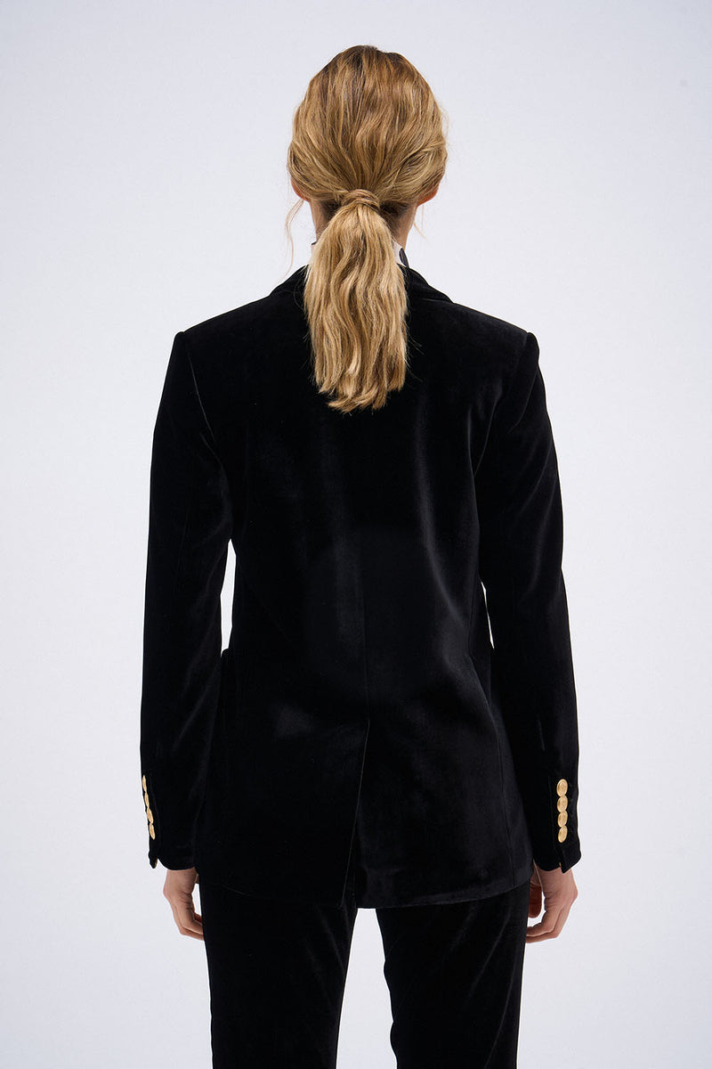 ANNETTE BLACK VELVET JACKET