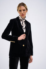 ANNETTE BLACK VELVET JACKET