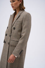 ARIEL PRINCE OF WALES CAMEL COAT