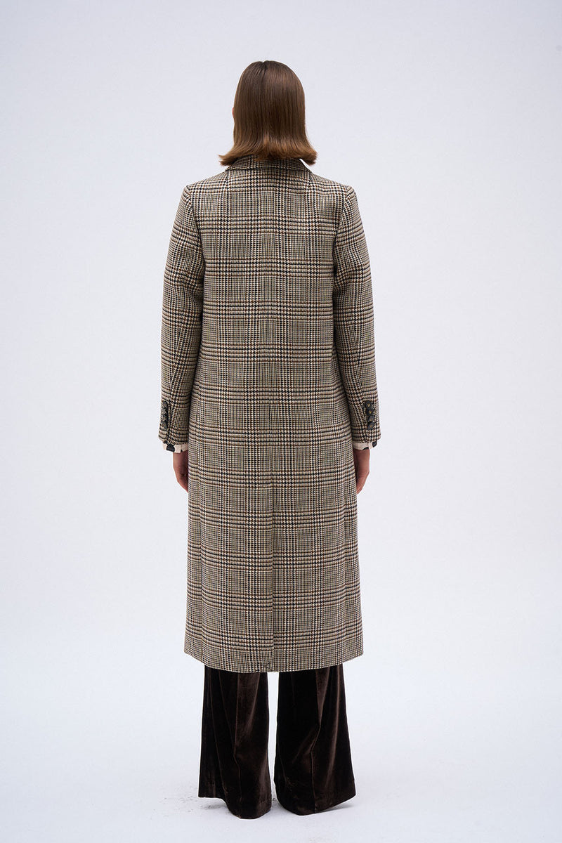 ARIEL PRINCE OF WALES CAMEL COAT