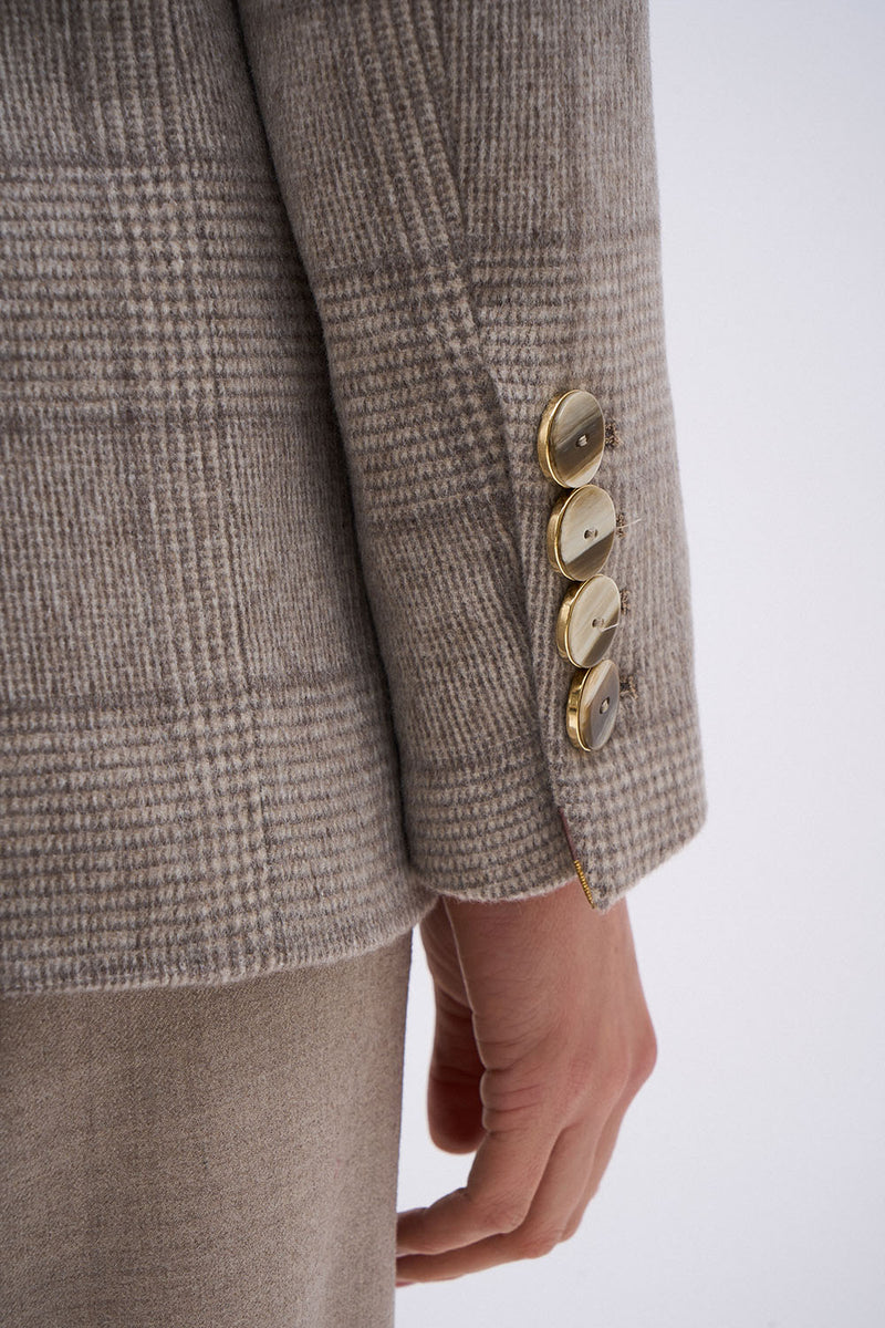 ANNETTE PRINCE OF WALES TAUPE JACKET