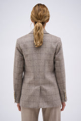 ANNETTE PRINCE OF WALES TAUPE JACKET