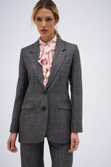 ARMAND PRINCE DE GALLES GREY JACKET