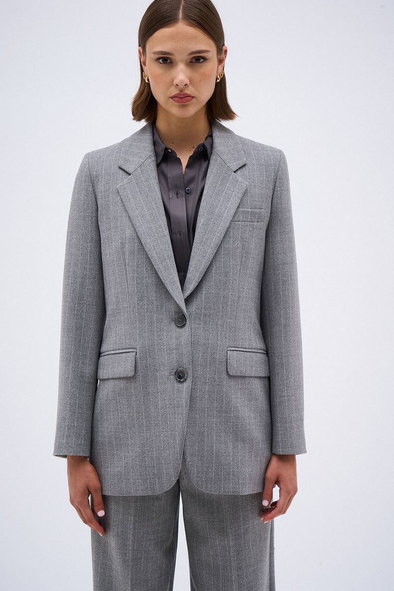 ARMAND GREY STRIPE JACKET