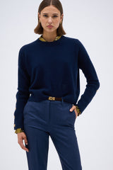 BABY SOLAL2 NAVY SWEATER