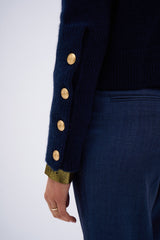 BABY SOLAL2 NAVY SWEATER