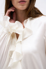 LOLA ECRU BLOUSE