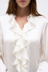 LOLA ECRU BLOUSE