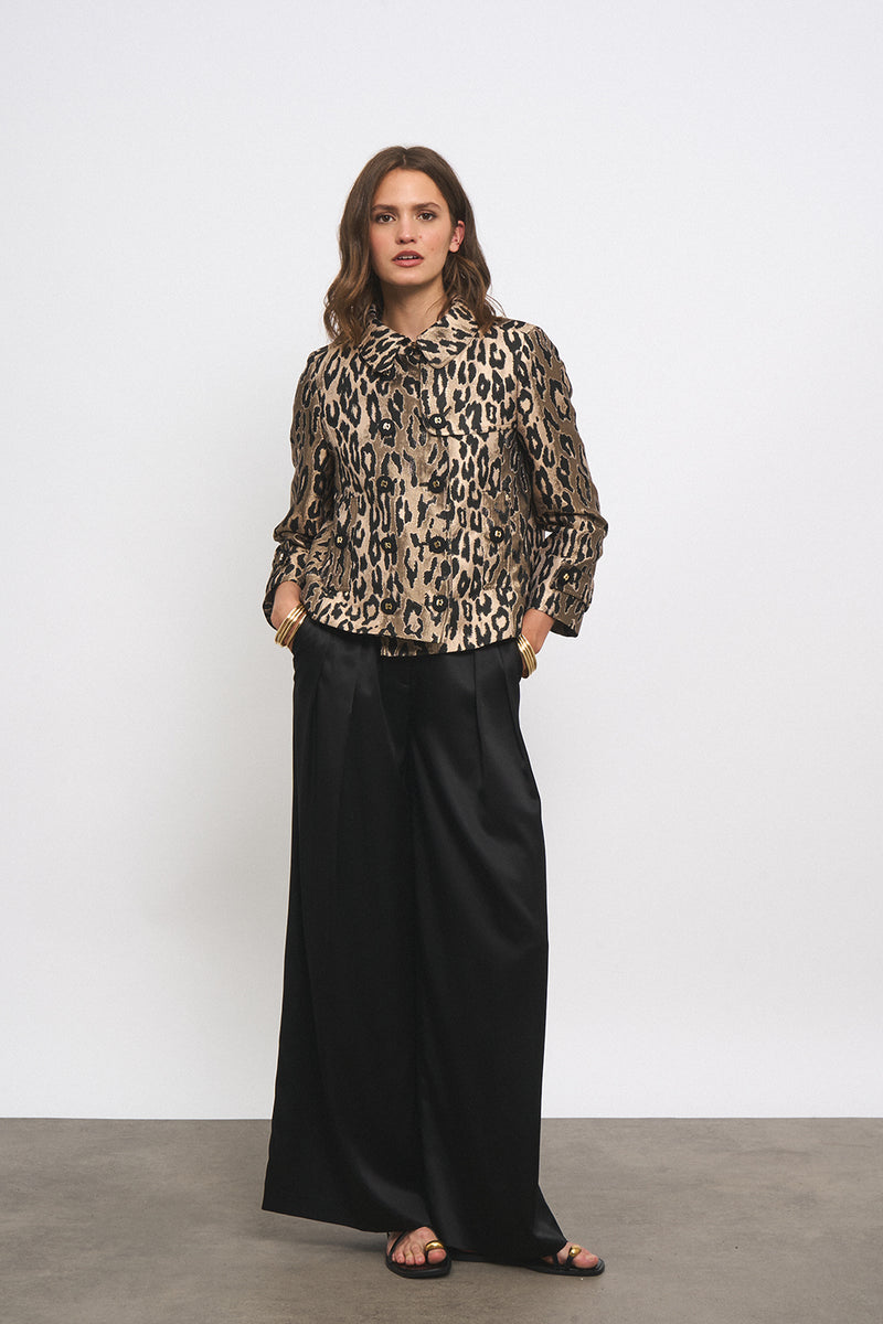 MANTEAU CATHY LEOPARD