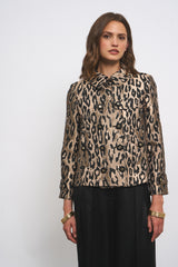 MANTEAU CATHY LEOPARD