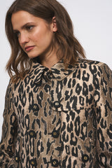 MANTEAU CATHY LEOPARD