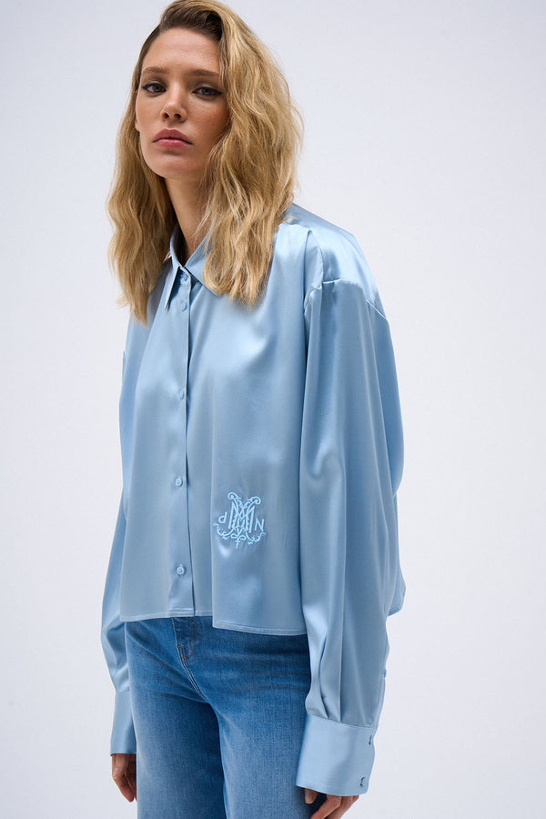 BABY CHLOE SKY BLUE SHIRT