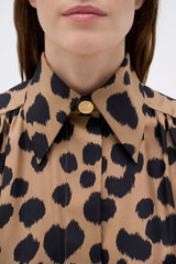 CHARLIE LEOPARD BLOUSE