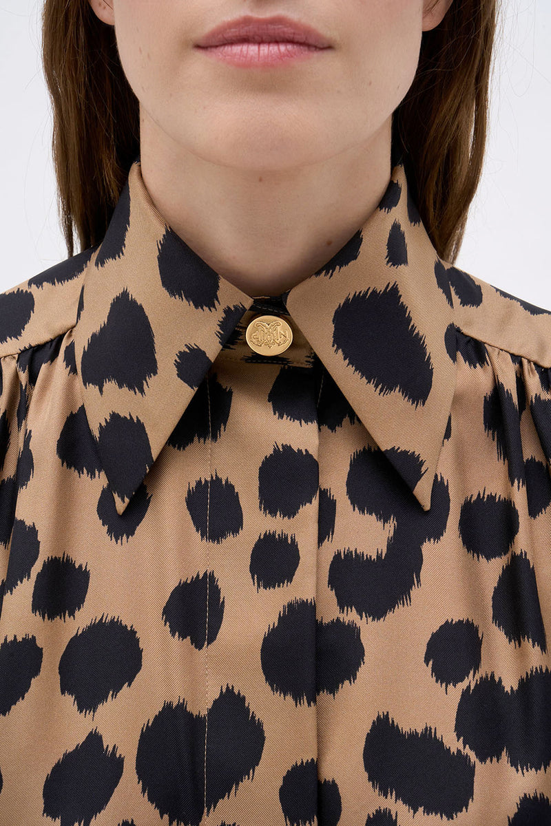 CHARLIE LEOPARD BLOUSE