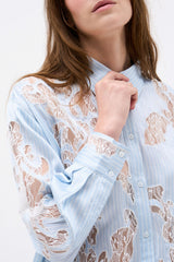FANNY BLOUSE BLUE STRIPE