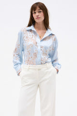 FANNY BLOUSE BLUE STRIPE