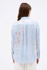 FANNY BLOUSE BLUE STRIPE