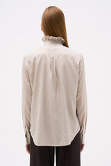 CHEMISIER IVANA RAYURE CAMEL
