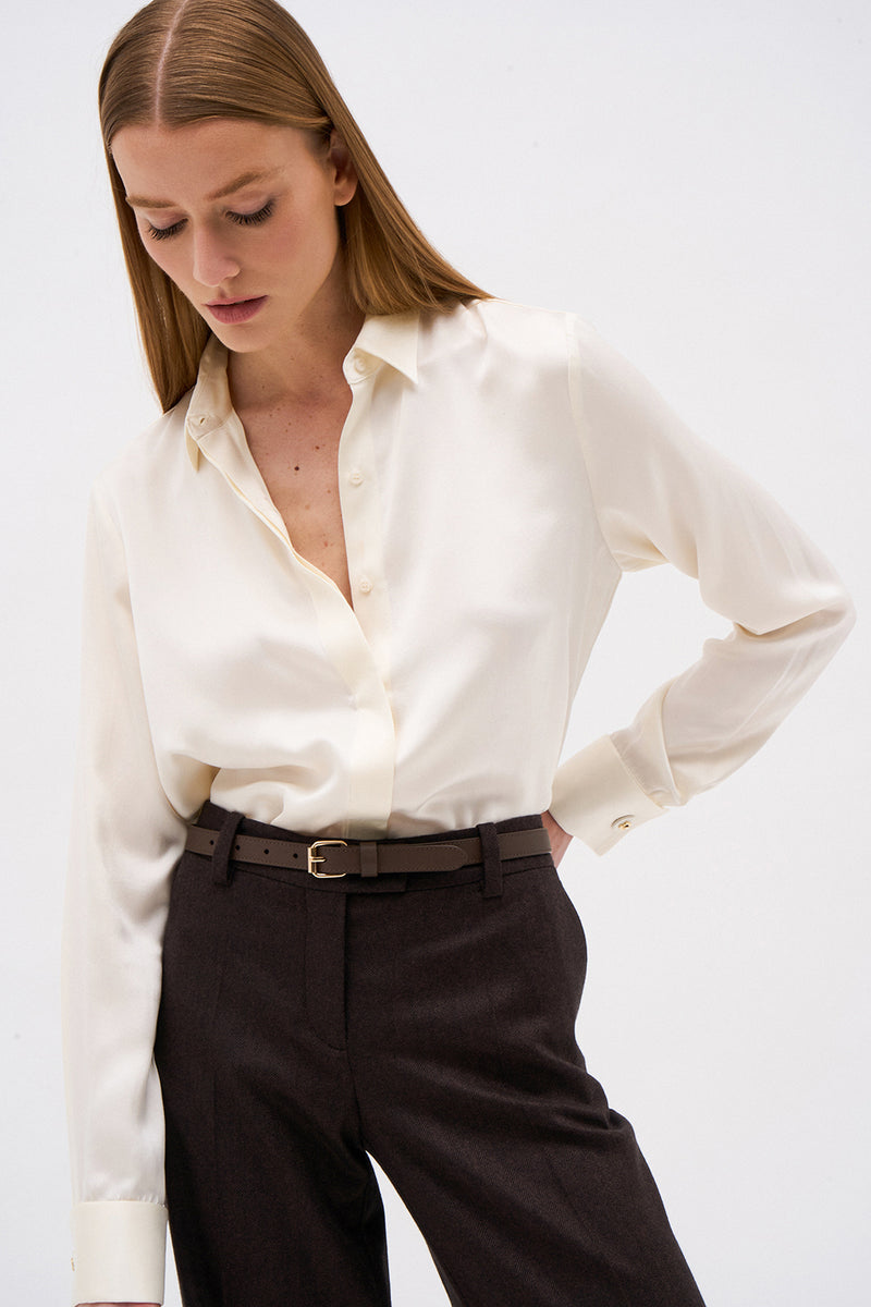 IVORY PENNY BLOUSE