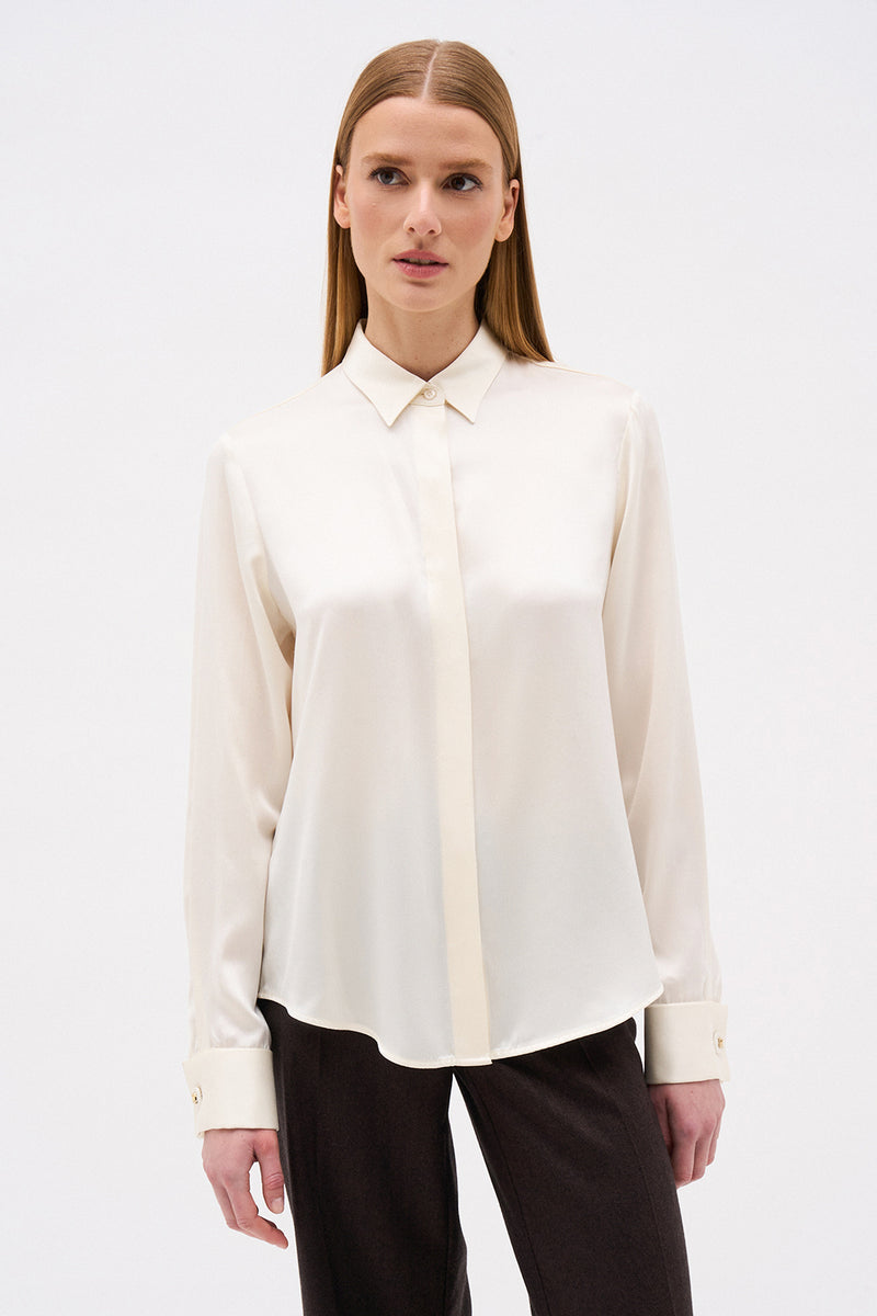 IVORY PENNY BLOUSE