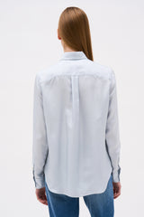 RAYA OXFORD BLOUSE BLUE